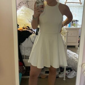 White Skater Dress